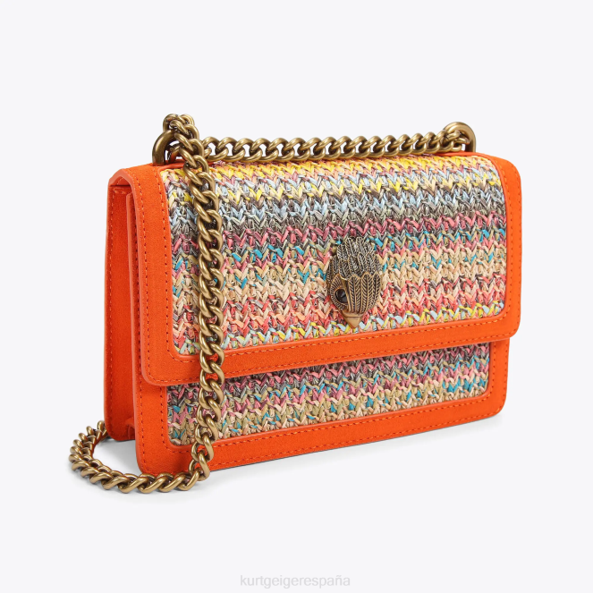 Kurt Geiger mujer bandolera pequeña london shoreditch 2LPR113 | bolsas naranja